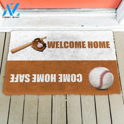 Gearhumans Gearhuman 3D Baseball Welcome Home Custom Doormat