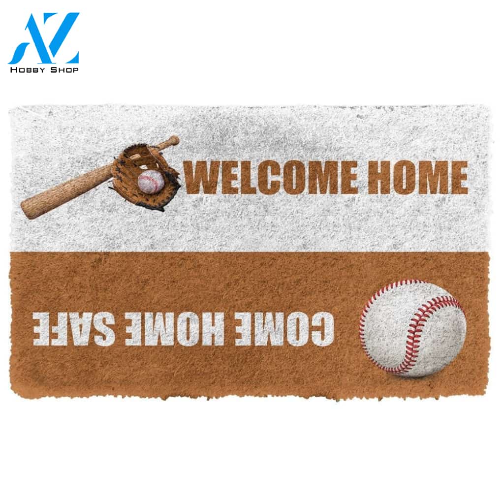 Gearhumans Gearhuman 3D Baseball Welcome Home Custom Doormat
