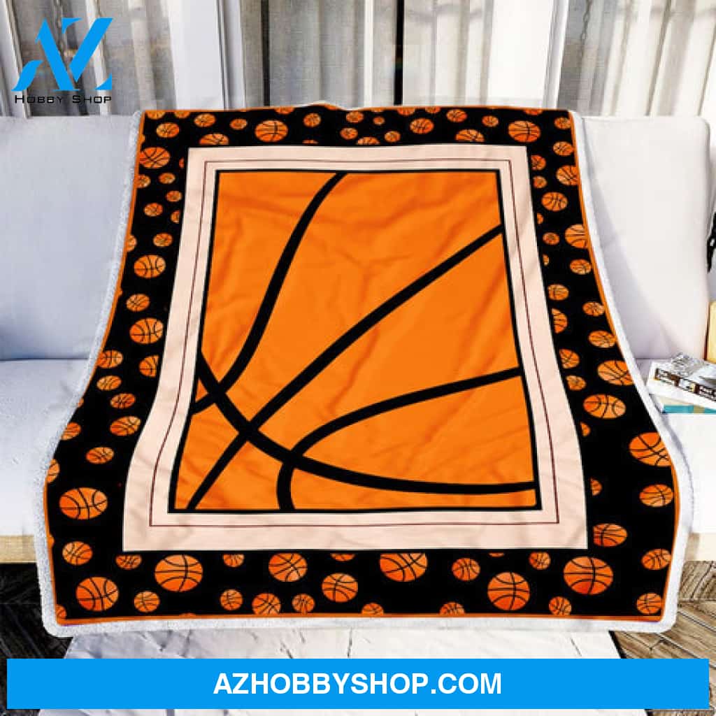 Basketball Blanket, Gift for Basketball Lover