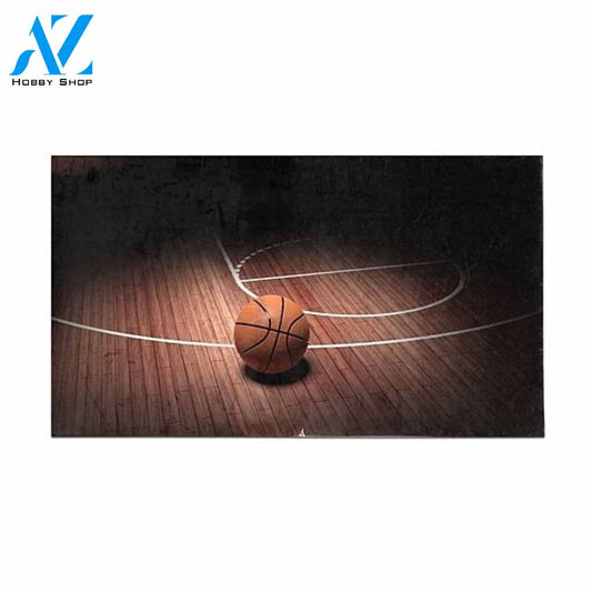 Basketball Court Sport Doormat Indoor and Outdoor Mat Entrance Rug Housewarming Gift Sweet Home Decor Gift Gift for Basketball Lovers Sport Lovers
