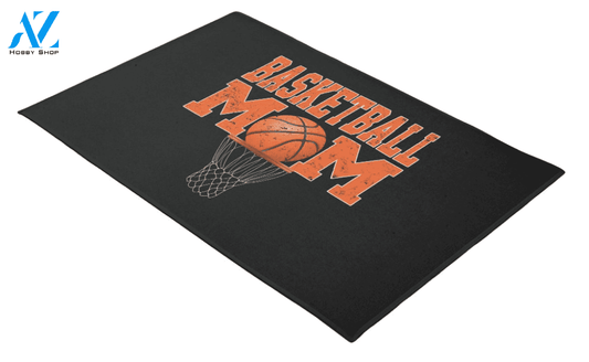 Basketball Mom Sport Doormat Indoor and Outdoor Doormat Entrance Mat Housewarming Gift Sweet Home Decor Gift Gift for Basketball Lovers Sport Lovers