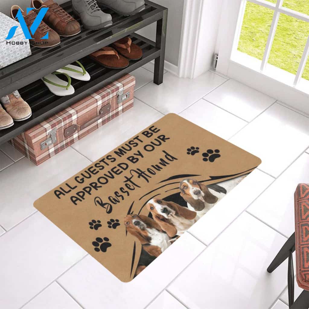 Basset Hound Approved Doormat Home Decor – Doormat