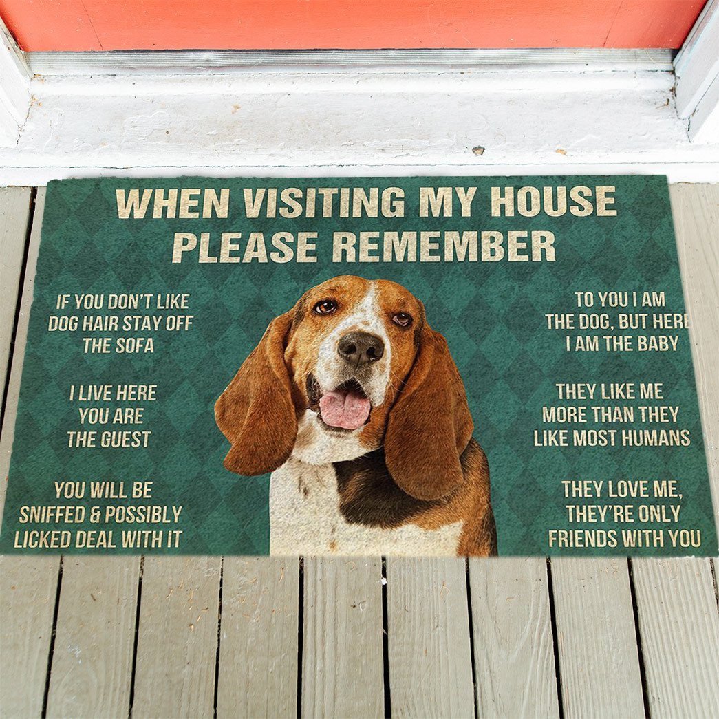 Basset Hound's Rules Doormat