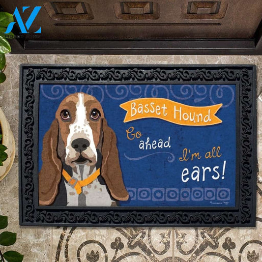Basset Hound Doormat - 18" x 30"