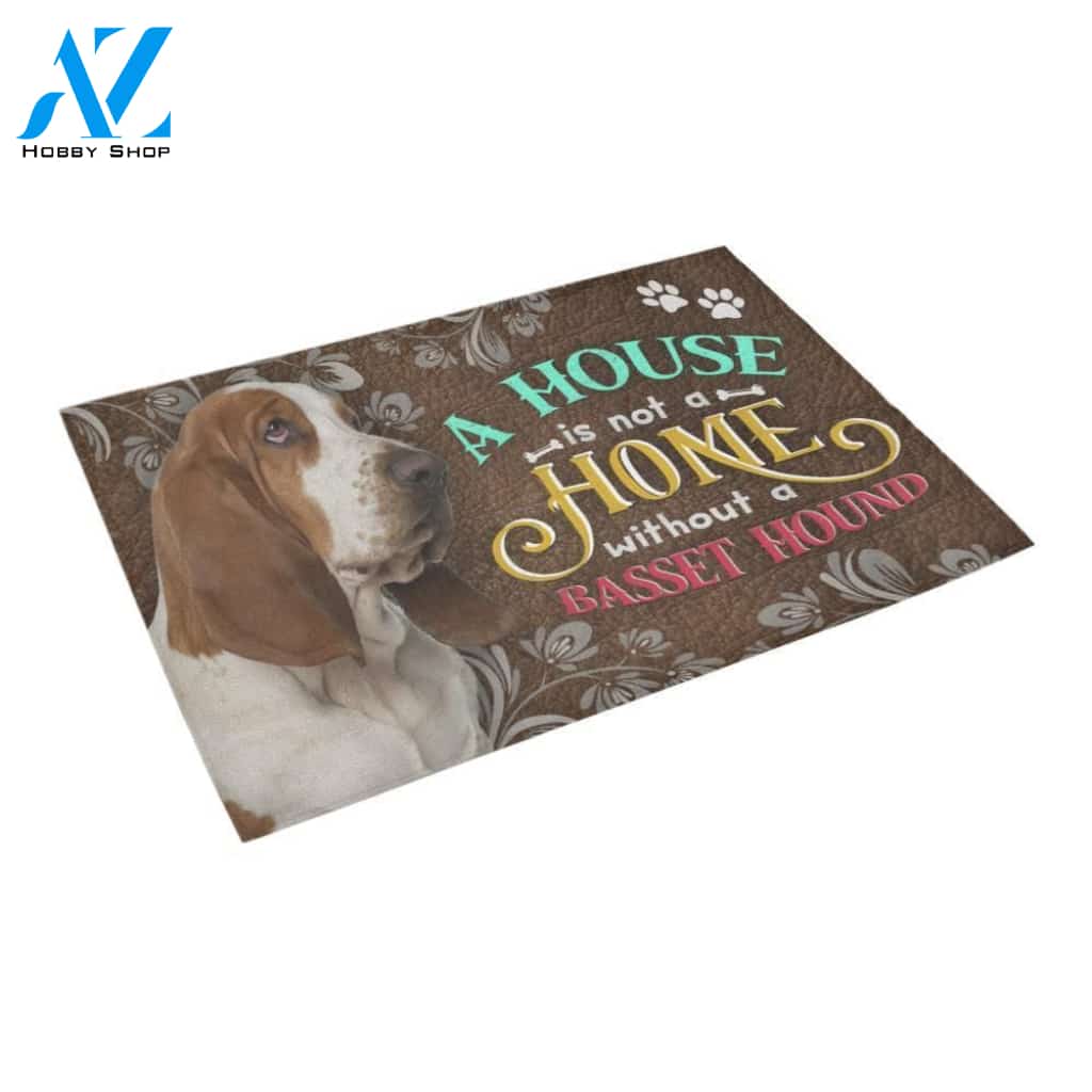 Basset Hound Home Doormat - Welcome Mat - Home Decor