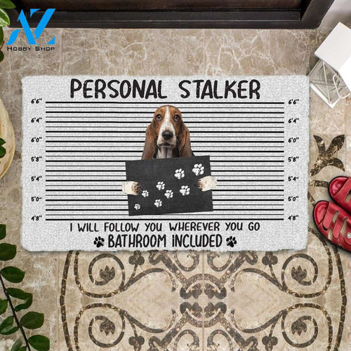 Basset Hound Personal Stalker Doormat