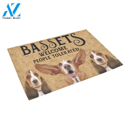 Basset Hound Welcome Doormat - Welcome Mat - Home Decor