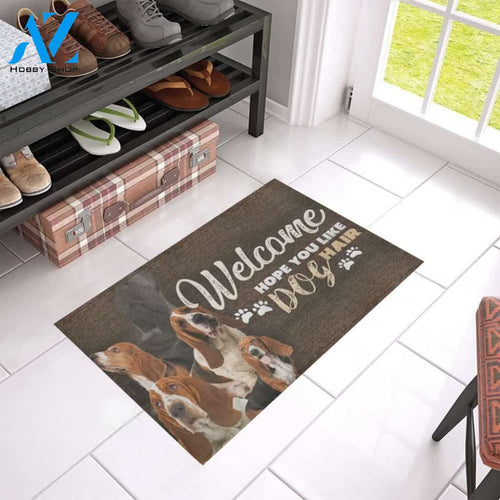 Basset Hound's Hair Doormat - Welcome Mat - Home Decor
