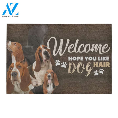 Basset Hound's Hair Doormat - Welcome Mat - Home Decor