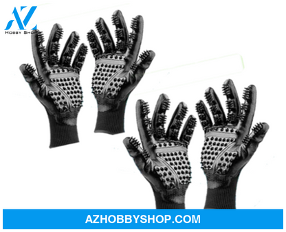 Bath Massage Brush Black2Pair