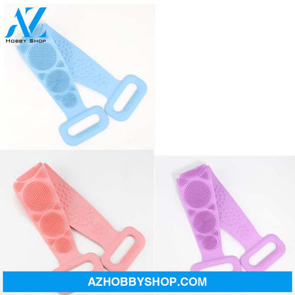 Bath Towel Silicone Rubbing Back 3Pcsset