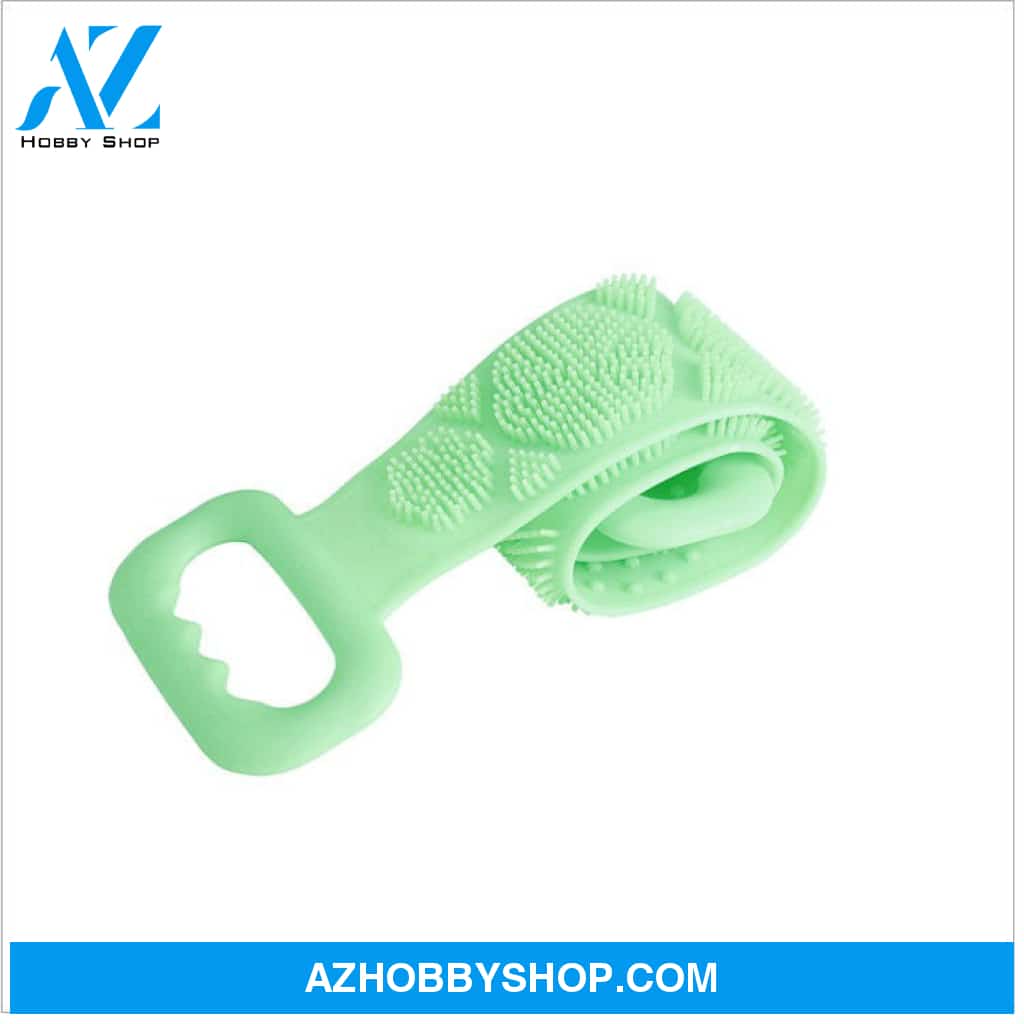Bath Towel Silicone Rubbing Back Green70Cm