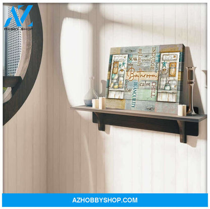 Bathroom Canvas Wall Art Decor Wall Decor Visual Art