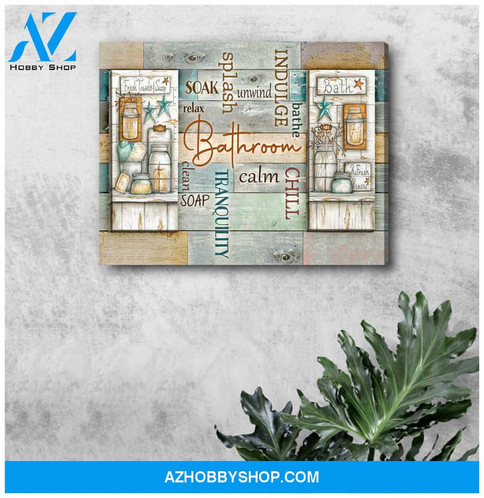 Bathroom Canvas Wall Art Decor Wall Decor Visual Art