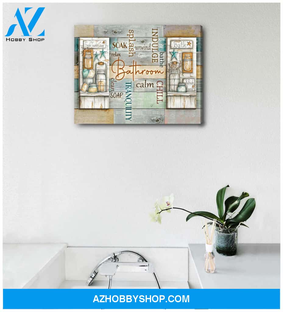 Bathroom Canvas Wall Art Decor Wall Decor Visual Art