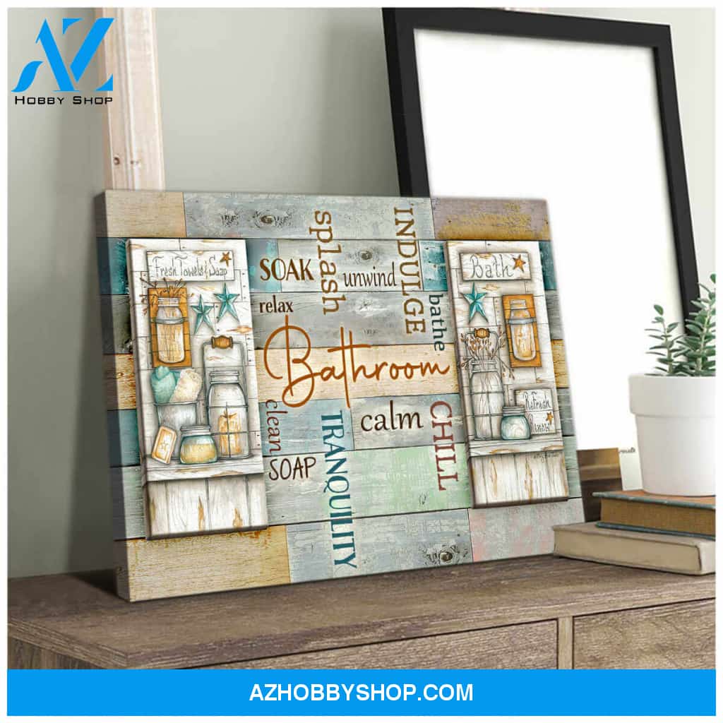 Bathroom Canvas Wall Art Decor Wall Decor Visual Art