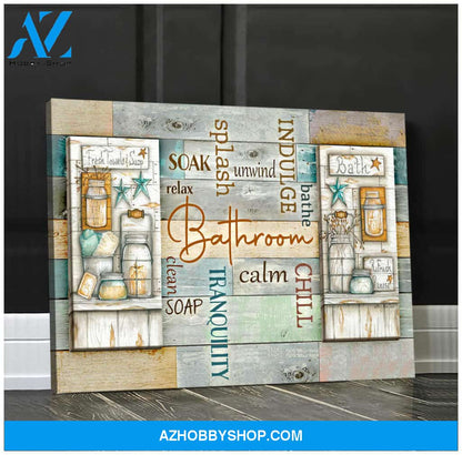 Bathroom Canvas Wall Art Decor Wall Decor Visual Art