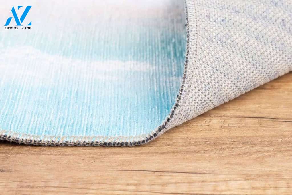 Bathroom Rug & Mat, Sea Turtle Aqua, Designer mats rugs, Floral Bath thin area rug runner, Entryway, Kitchen decoration idea decor