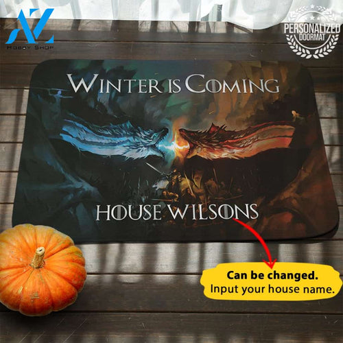 Battle of Winterfell Personalized Doormat