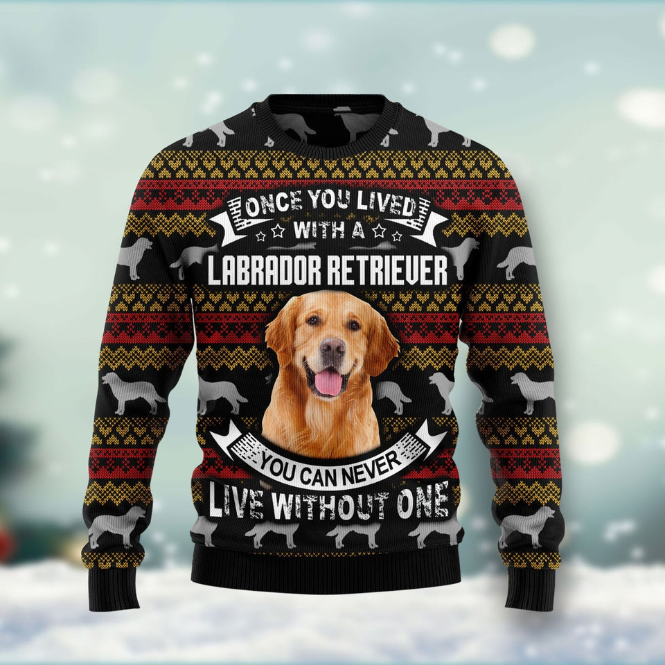 Labrador Retriever Dog Ugly Christmas Sweater 