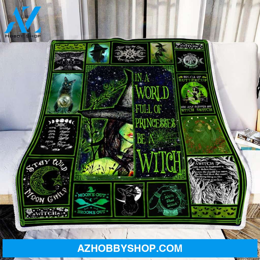 Be a Witch Fleece Blanket - Sherpa Blanket