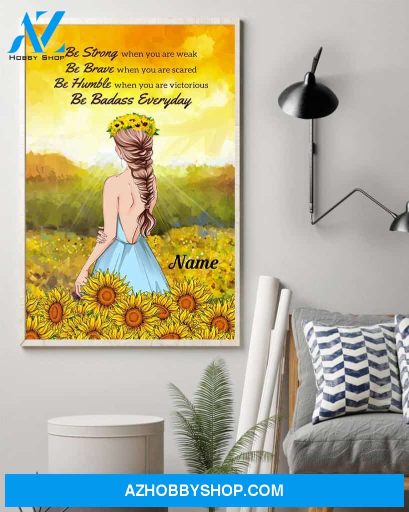 Be Badass Everyday Poster & Canvas