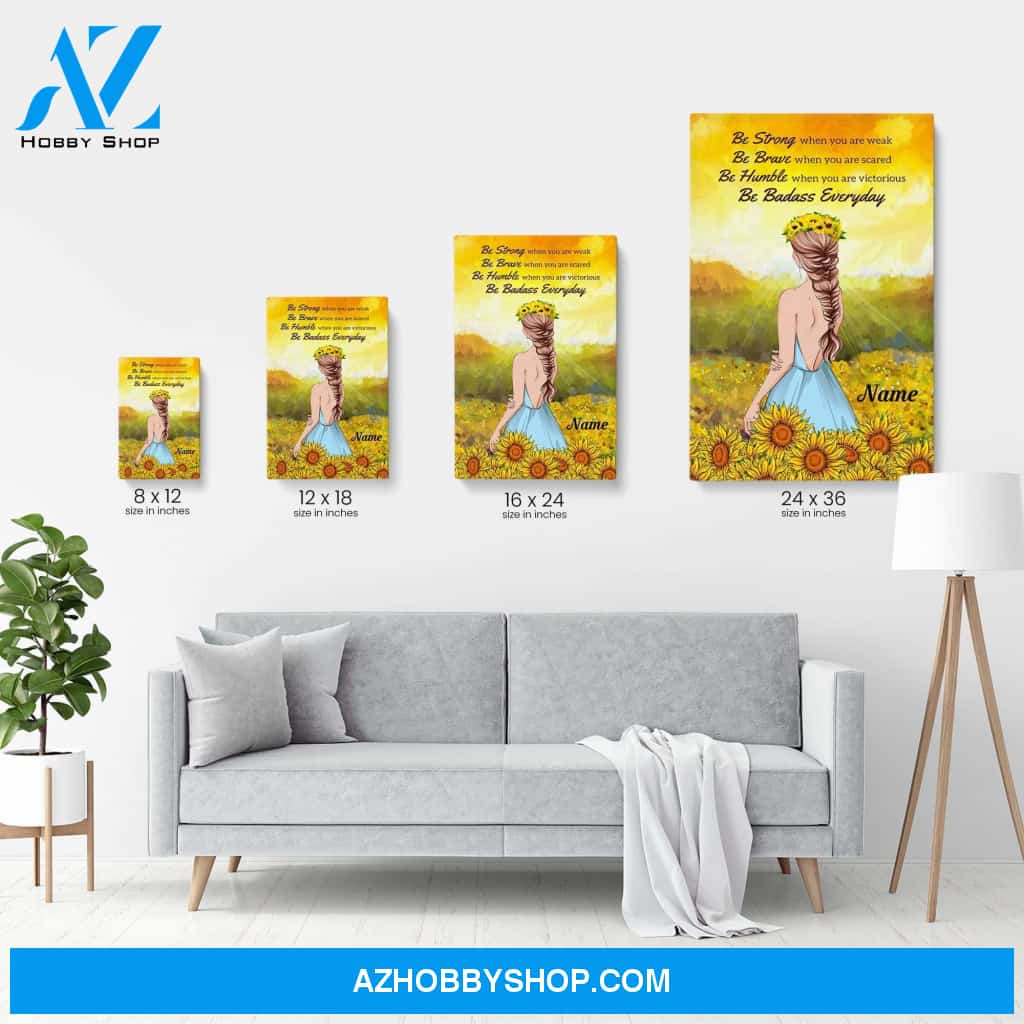 Be Badass Everyday Poster & Canvas