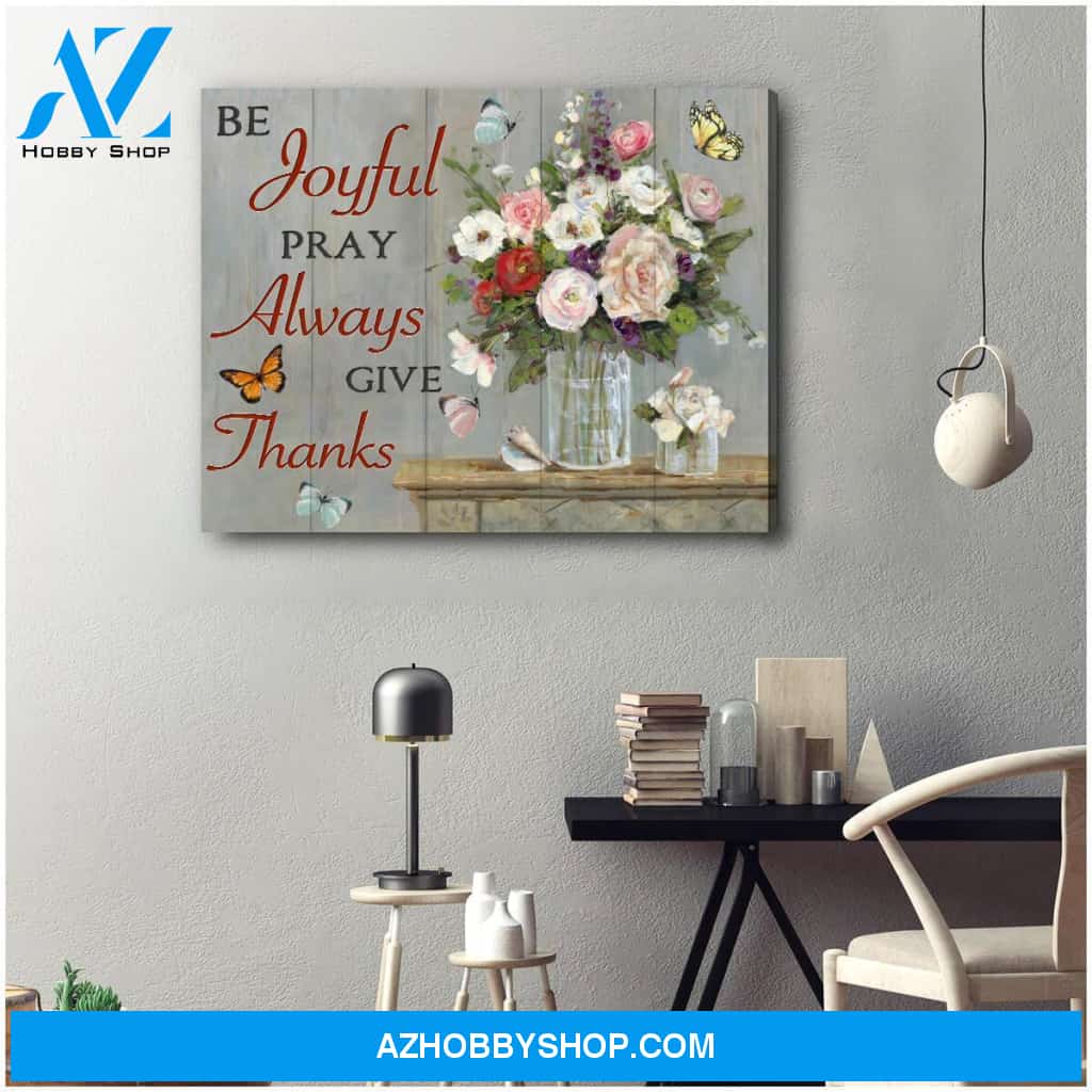 Be Joyful Butterfly Canvas Wall Art Decor Wall Decor Visual Art