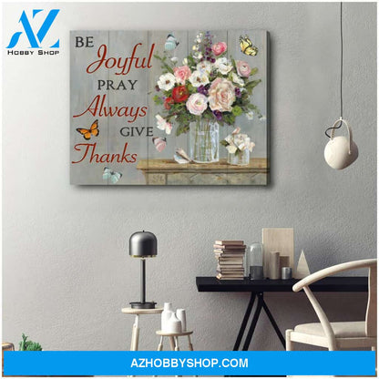 Be Joyful Butterfly Canvas Wall Art Decor Wall Decor Visual Art