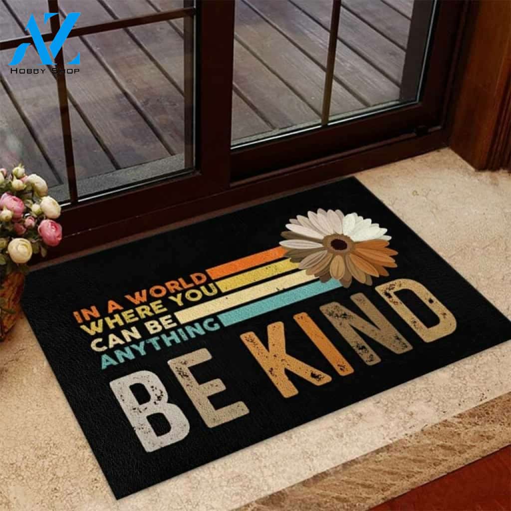 Be Kind African American Doormat