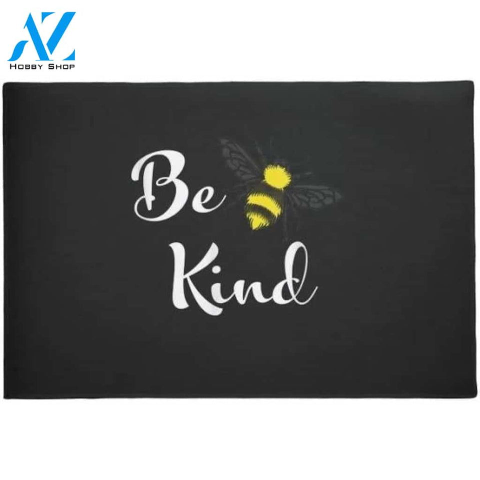 be kind bee inspirational kindness love happines Doormat