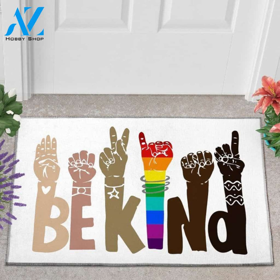 Be Kind Doormat,Pride Doormat,Black Lives Matter Doormat,Welcome Mat,Kindness Doormat,BLM LGBTQ Doormat