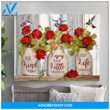 Be Kind Hummingbird Wall Art Canvas Wall Decor Visual Art