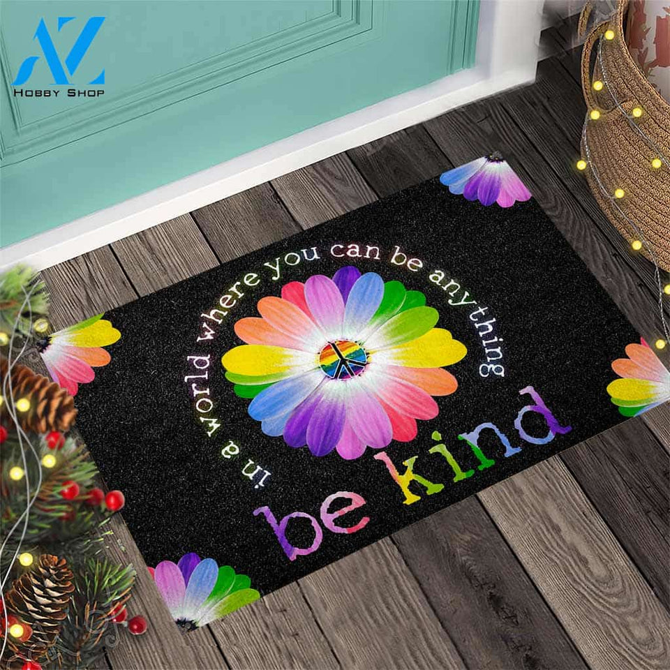 Be Kind - LGBT Support Doormat