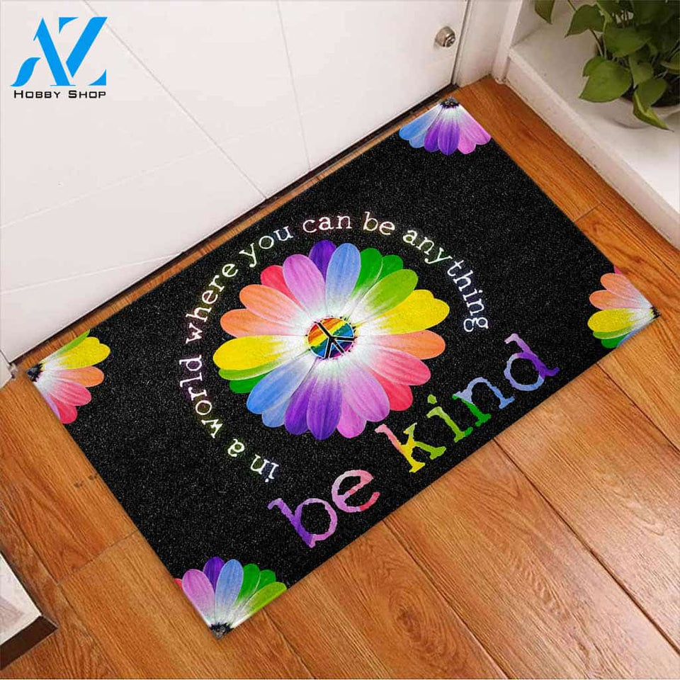 Be Kind - LGBT Support Doormat