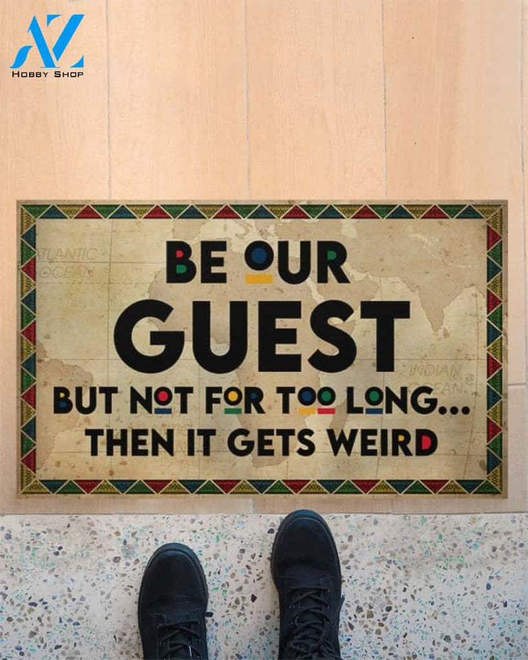 Be Our Guest Indoor And Outdoor Doormat Gift For Friend Family Birthday Gift Decor Warm House Gift Welcome Mat