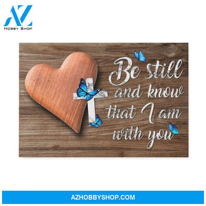 Be still and know that I am with you - Canvas
