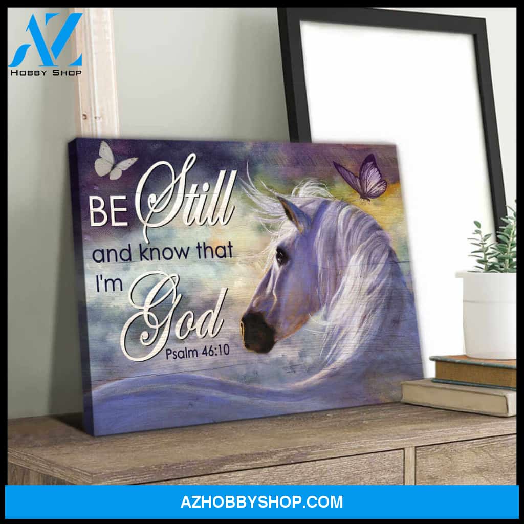 Be Still And Known That I'm God Canvas Wall Art, Wall Decor Visual Art