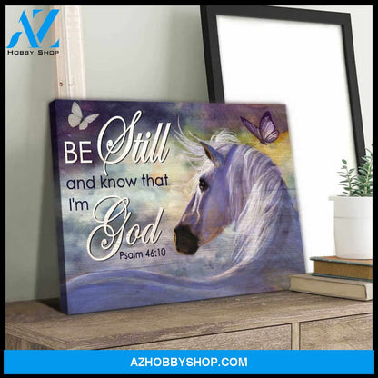 Be Still And Known That I'm God Canvas Wall Art, Wall Decor Visual Art