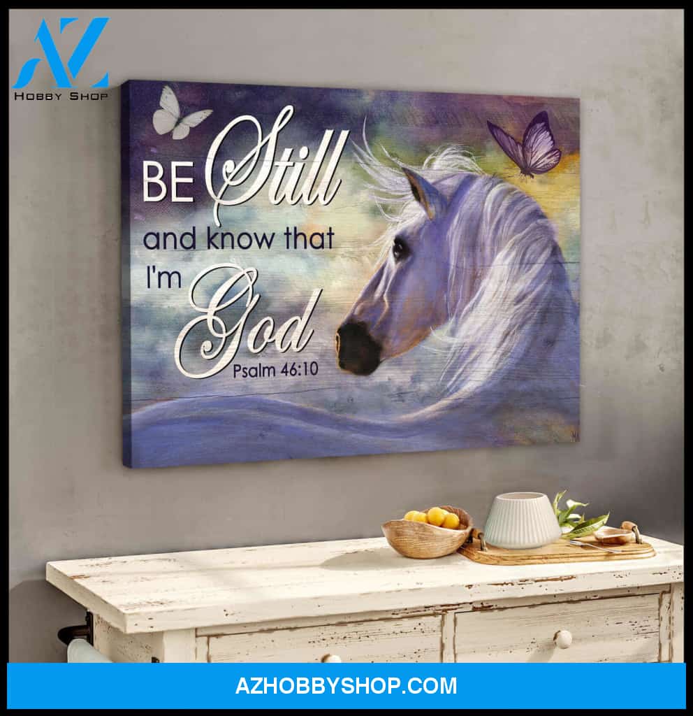 Be Still And Known That I'm God Canvas Wall Art, Wall Decor Visual Art