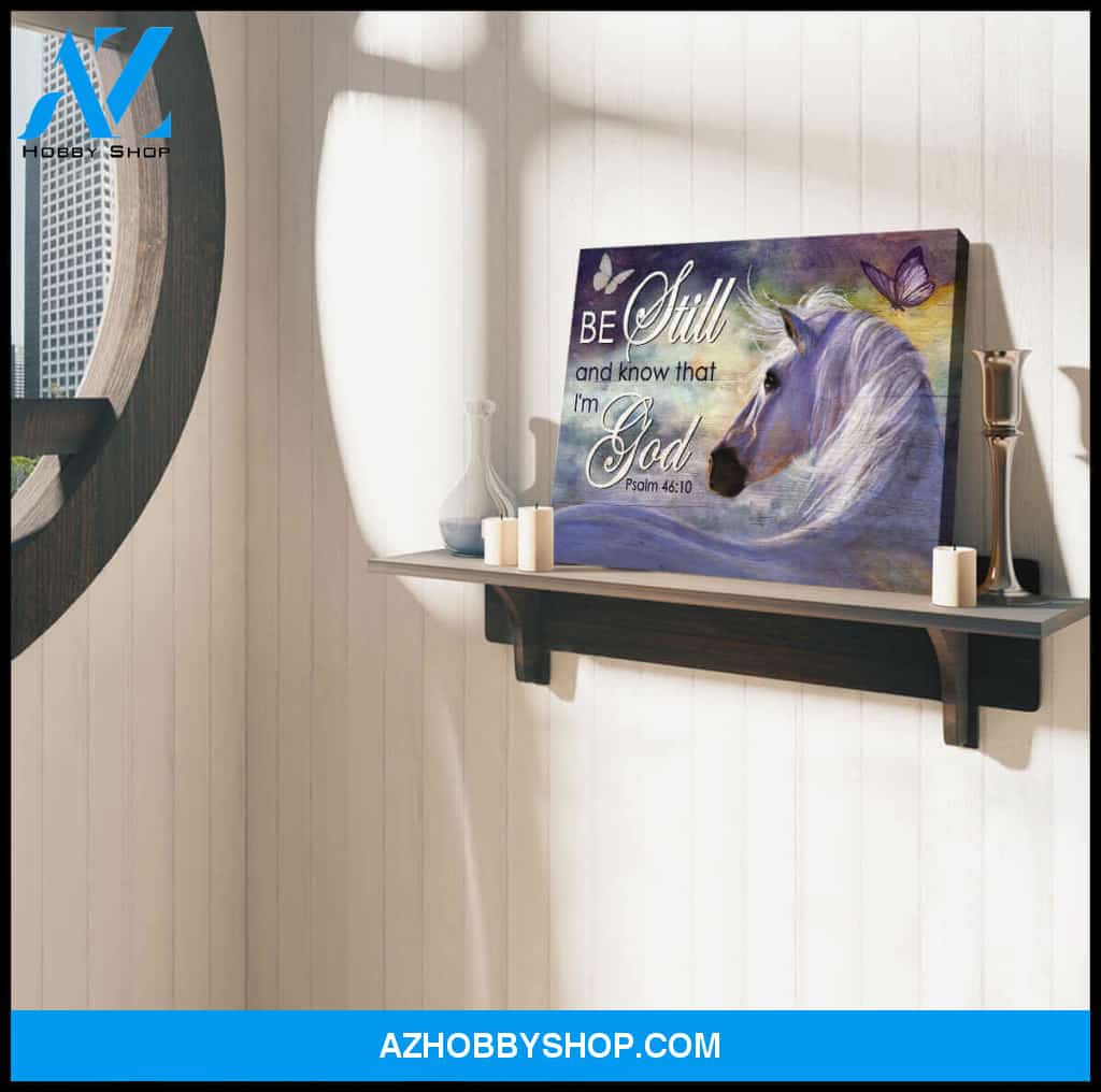 Be Still And Known That I'm God Canvas Wall Art, Wall Decor Visual Art