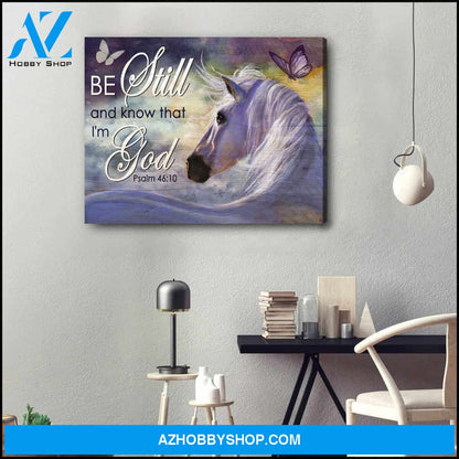 Be Still And Known That I'm God Canvas Wall Art, Wall Decor Visual Art
