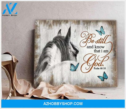 Be Still Horse Wall Art Canvas, Wall Decor Visual Art