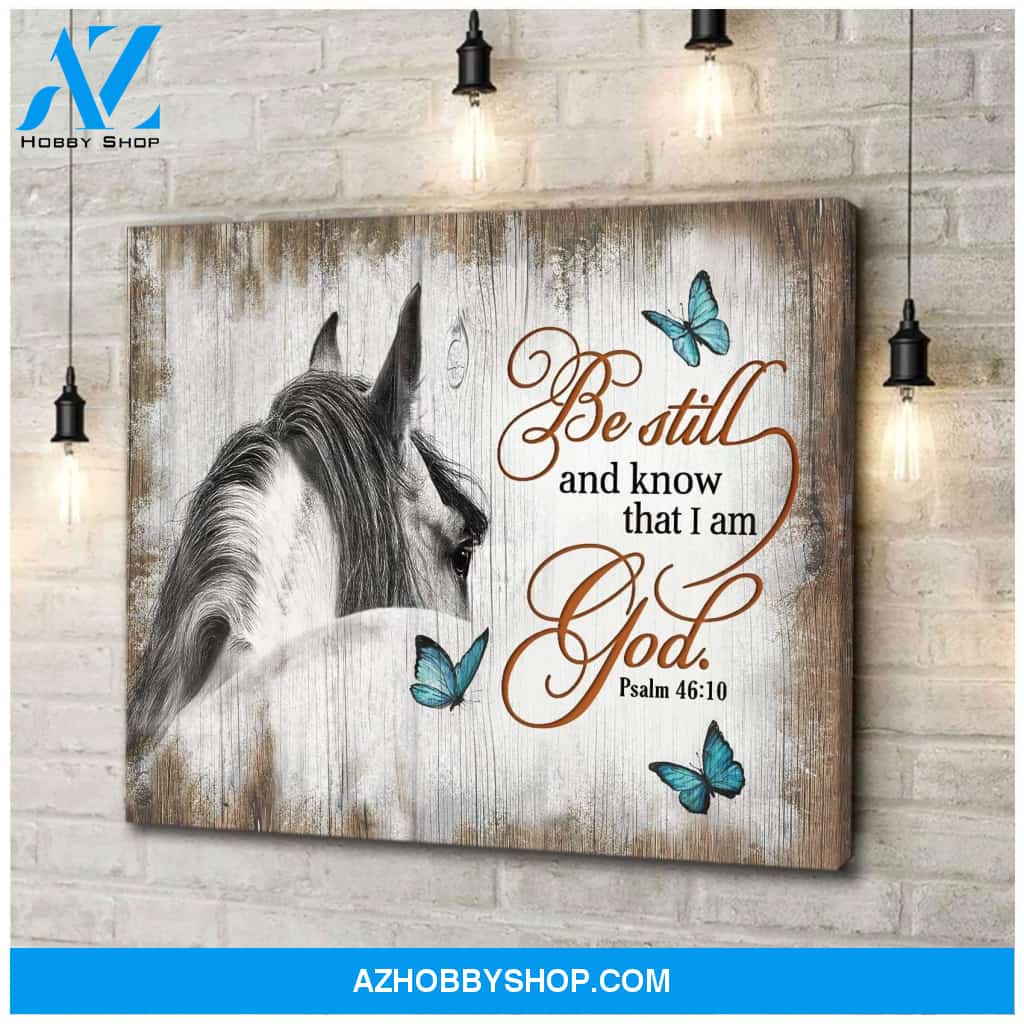 Be Still Horse Wall Art Canvas, Wall Decor Visual Art