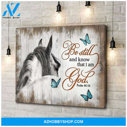 Be Still Horse Wall Art Canvas, Wall Decor Visual Art