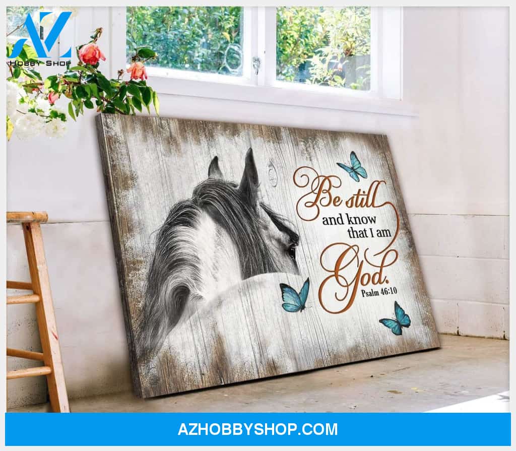 Be Still Horse Wall Art Canvas, Wall Decor Visual Art