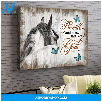 Be Still Horse Wall Art Canvas, Wall Decor Visual Art
