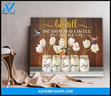 Be Still Hummingbird Wall Art Canvas, Wall Decor Visual Art