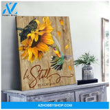 Be Still Hummingbird Wall Art Canvas, Wall Decor Visual Art