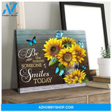 Be The Reason Butterfly Wall Art Canvas, Wall Decor Visual Art